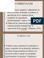 Definiciones de Curriculum