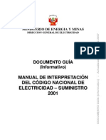 Manual CNE Suministro PERU Comentada