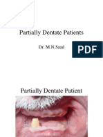 Partially Dentate Patient