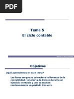 Tema 5. El Ciclo Contable