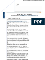 Group Policy Confusion