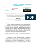 Experimental Investigation On Thermal Electric and Dielectric Characterization For Polypropylene