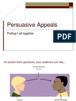 Persuasive Appeals: Pulling It All Together