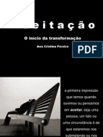 Aceitação - O Início Da Transformação (Ana Cristina Pereira)