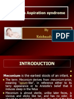 Meconium Aspiration Syndrome