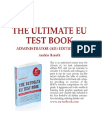 Sample Chapter - The Ultimate EU Test Book 2013 Administrator (AD) Edition - Free