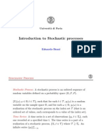 Introduction To Stochastic Processes