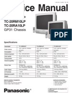 Panasonic TC20RM10LP Chasis GP31 Service Manual