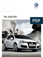 Golf GTI S Version VW Brochure