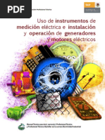 Uso de Instrumentos de Medición Eléctrica EInstalación YOperación de Generadores YMotores Eléctricos