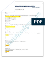 CS604 Final Term Solved MCQS With References by Awais