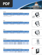 With Lamp: Price List W.E.F. 1 Sep. 2009