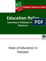 PTI Education Policy