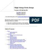 Basics of High Voltage Probe Design