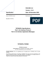 Air Interface - Protocol - Air - Interface - Application - Messages - v234 PDF