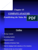 Chapter 15 Company Analysis