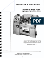 Harrison - Model - 10AA - Lathe PDF