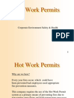 Hot Work Permits: Corporate Environment Safety & Health