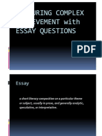 Constructing Essay Questions