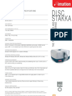 Disc Stakka Spec Sheet