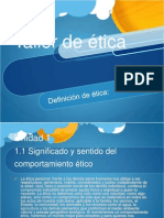 Taller de Ética