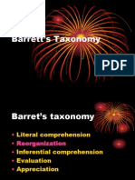 Barretts Taxonomy