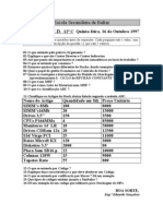 1º Teste EOTD 12ºC