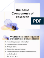 Basic Components of Nursing Research