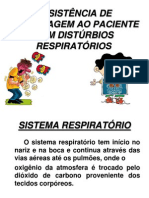 Assistência de Enfermagem Ao Paciente Com Distúrbios Respiratórios