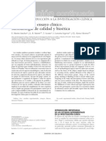 4 El Ensayo Clínico. Metodología de Calidad y Bioética