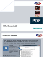 NX7.5 Licence Install