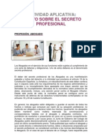 Ensayo Sobre El Secreto Profesional GRUPO B 1