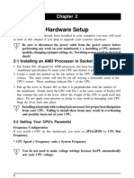 Hardware Setup: 2-1 Installing An AMD Processor in Socket A