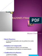 Razones Financieras