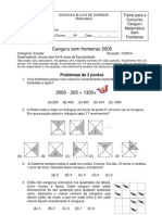 2ºciclo Canguru 2005 Aula