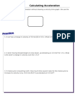 10 - Calculating Acceleration Notes 2010