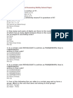 SBI Clerk LatestAbility Solvedpaper