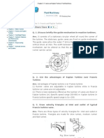 Chapter 3 - Francis and Kaplan Turbine - Fluid Machinery