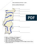 Teste HGP 5º Ano Clima, Rios, Portugal No Sec XIII