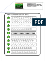 Números 0 A 9 - Pinte A Quantidade