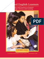 Preeschool English Learners (Principles and Practices To Promote Language, Literacy and Learning)