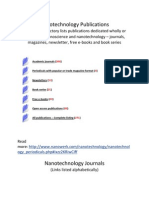 Nanotechnology Publications