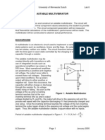 0 Lab6 Astable Multivibrator