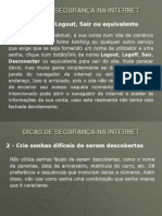 Dicas de Segurança Na Internet