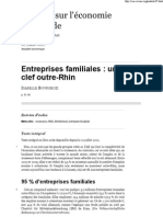 Entreprises Familiales - Un Rôle Clef Outre-Rhin PDF