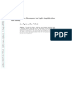 Giant Slow Wave Resonance For Light Amplification and Lasing