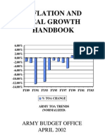 Inflation and Real Growth Handbook: Army Budget Office APRIL 2002