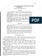 N Mengenai Beberapa Hama Padi Dari Indonesia Soelaksono Sastrodihartljo ( ) Tjatata