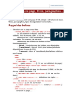 1 - Exercice HTML Structure de Base D Une Page HTML Titres P