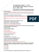 Take Assessment - Dcompntwk Chapter 6 - Ccna Discovery: Designing and Supporting Computer Networks (Version 4.0) - Answers - 2011 - 2012